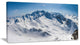 "Snowy Mountains Panoramic View" Landscape Wall Art, 32"x16"