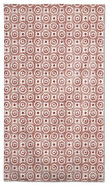 Boho Circles Red 58x102 Tablecloth