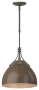 Summit Pendant, Dark Smoke Finish, Bronze Accents, Standard Overall Height