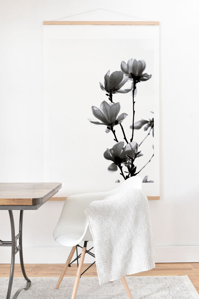 Monika Strigel Black Magnolia Art Print and Hanger