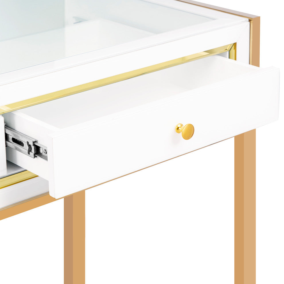 Slaystation Addison Vanity Table with 3 Drawers