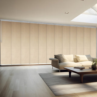 Osweald 12-Panel Track Extendable Vertical Blinds 140-260"W