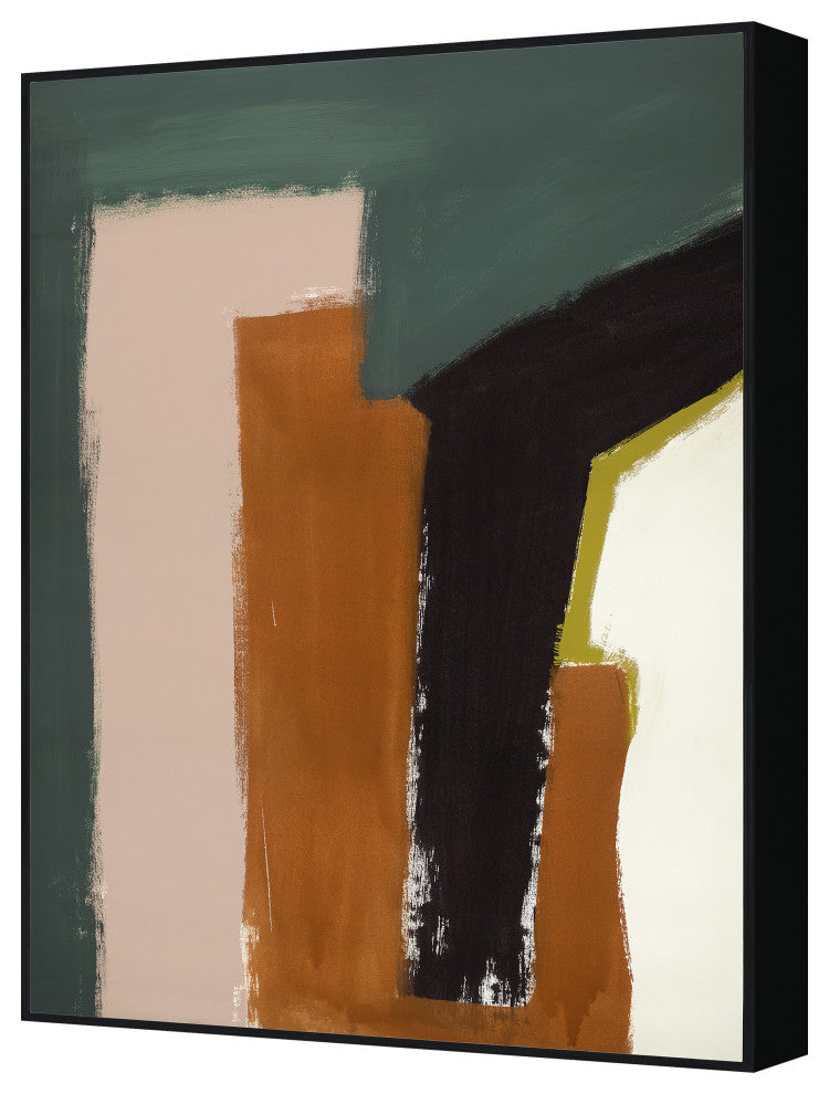 Block Field 3 Fine Art Print, Black, 49"x37"