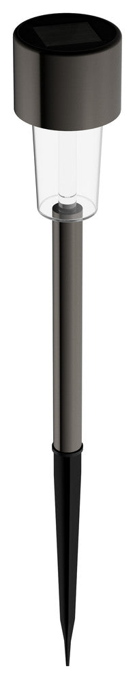 Solar Path Lights- 12.2" Stake Lighting Set of 12 by Pure Garden, Black
