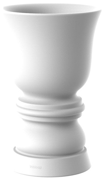 Suave Planter, 16.5", Basic, White