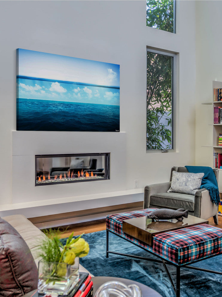 "Clouds" Print on Canvas, 24"x16"