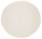 Poodle Ball Pillow - Off White