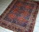 Handmade antique Persian Khamseh rug 6' x 6.4' (156cm x 194cm) 1900s