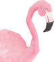 Wild Animals, Tropical Leaves Vinyl Wall Sticker, Flamingo