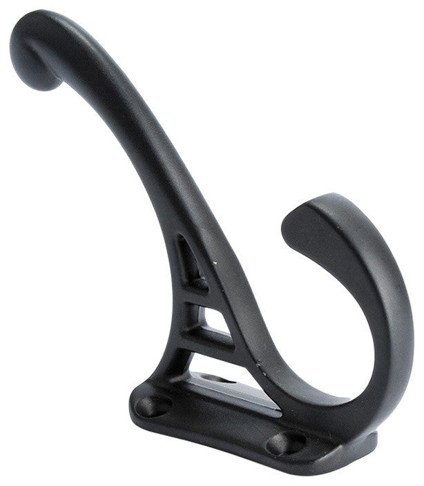 Berenson 8014-55 4" Coat Hook Prelude, Satin Black