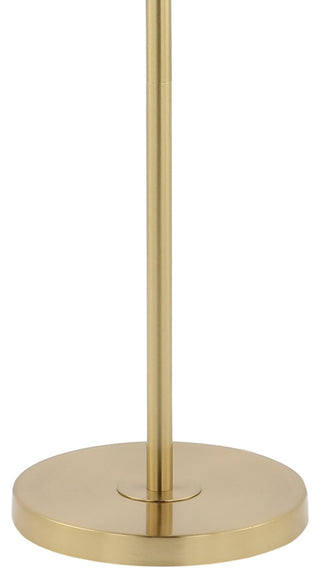 Ellie 66" 3-Light Modern Vintage Iron LED Floor Lamp, Brass Gold/White