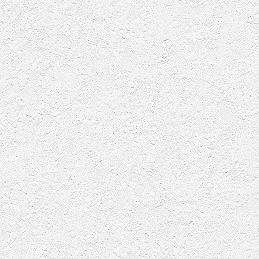 Architectural, Texture Geometric Paintable Pre-Pasted White Wallpaper Sample