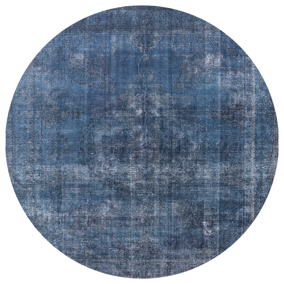 Ahgly Company Indoor Round Mid-Century Modern Area Rugs, 3' Round