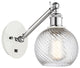 Innovations 317-1W-WPC-G1214-6-LED 1-Light Sconce, White and Polished Chrome