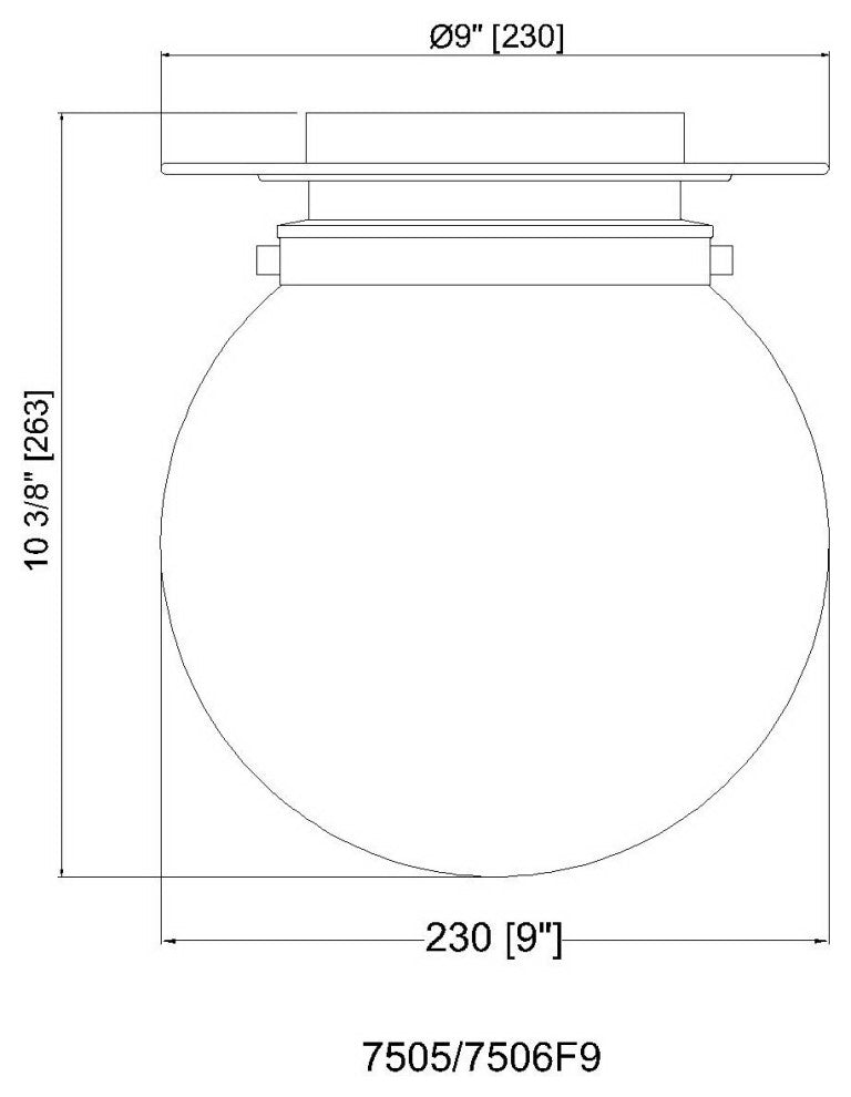 Z-Lite 1-Light Flush Mount,Heritage Brass
