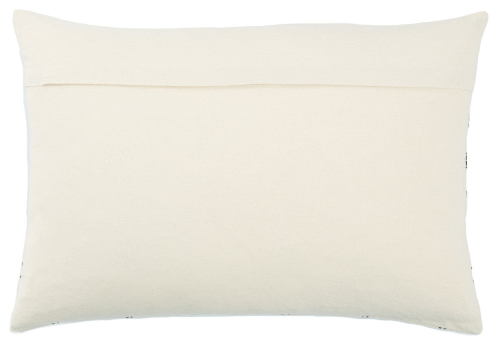 Jaipur Living Merima Tribal Black/Cream Poly Fill Pillow 16"X24" Lumbar