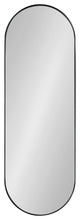 Rollo Capsule Framed Wall Mirror, Black 16x48