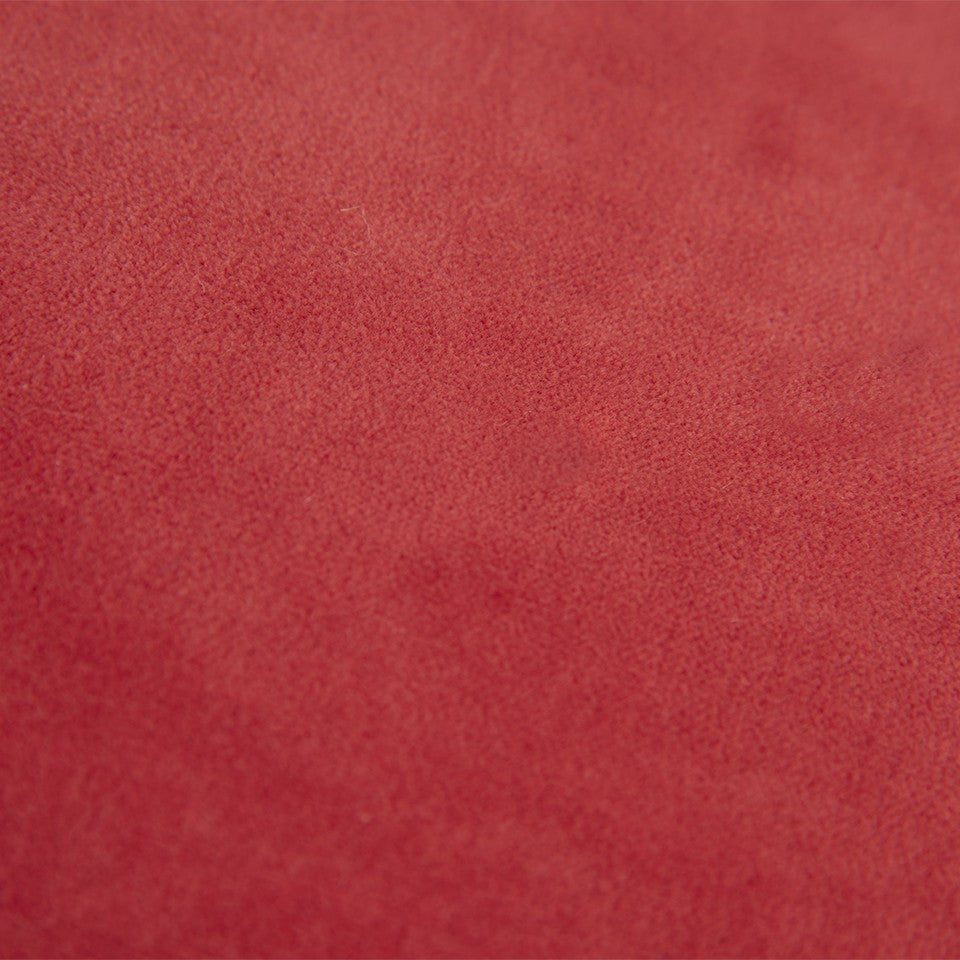 Red Solid Luxurious Modern Throw Pillow