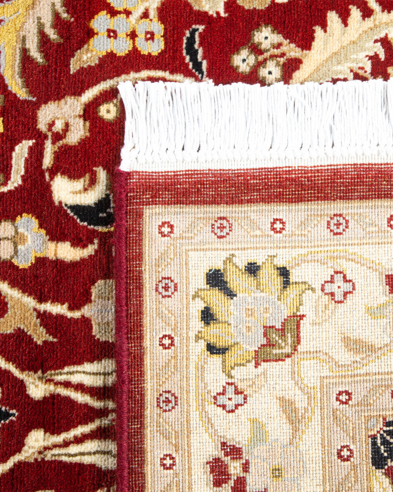Mogul, One-of-a-Kind Hand-Knotted Area Rug Red, 3' 1 x 5' 1
