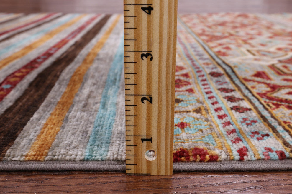 3' 4" X 4' 9" Khorjin Super Kazak Hand Knotted Rug Q5455