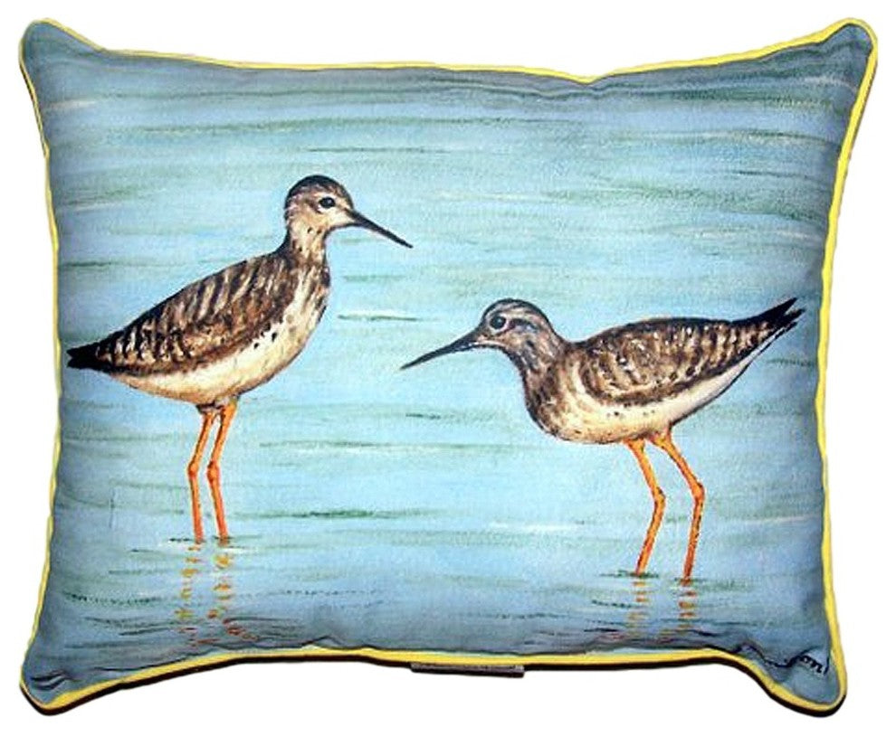 Yellow Legs Extra Large Zippered Pillow 20x24
