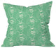 Morgan Kendall green bees Throw Pillow