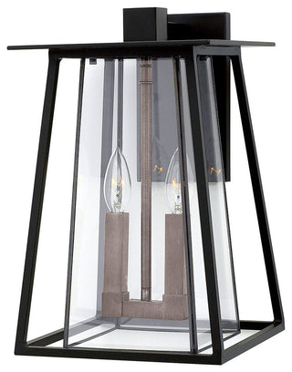 Hinkley Walker Medium Wall Mount Lantern, Black