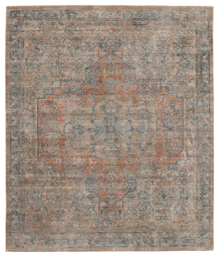 eCarpetGallery Living Room Rug, Beige, 5'3" x 6'7"