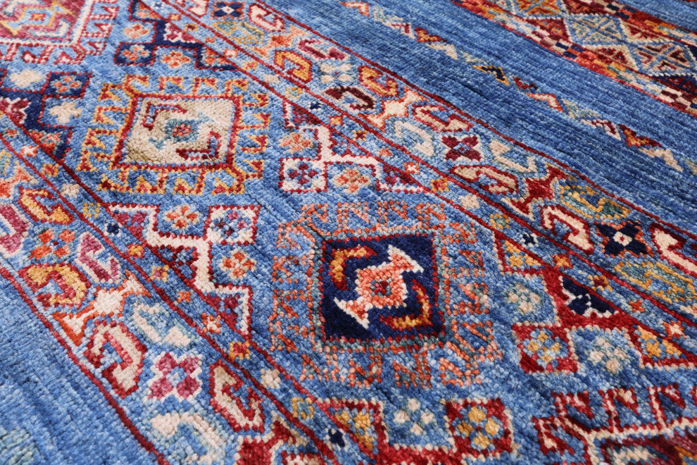 3' 3" X 5' 1" Tribal Khorjin Handmade Wool Rug Q8187