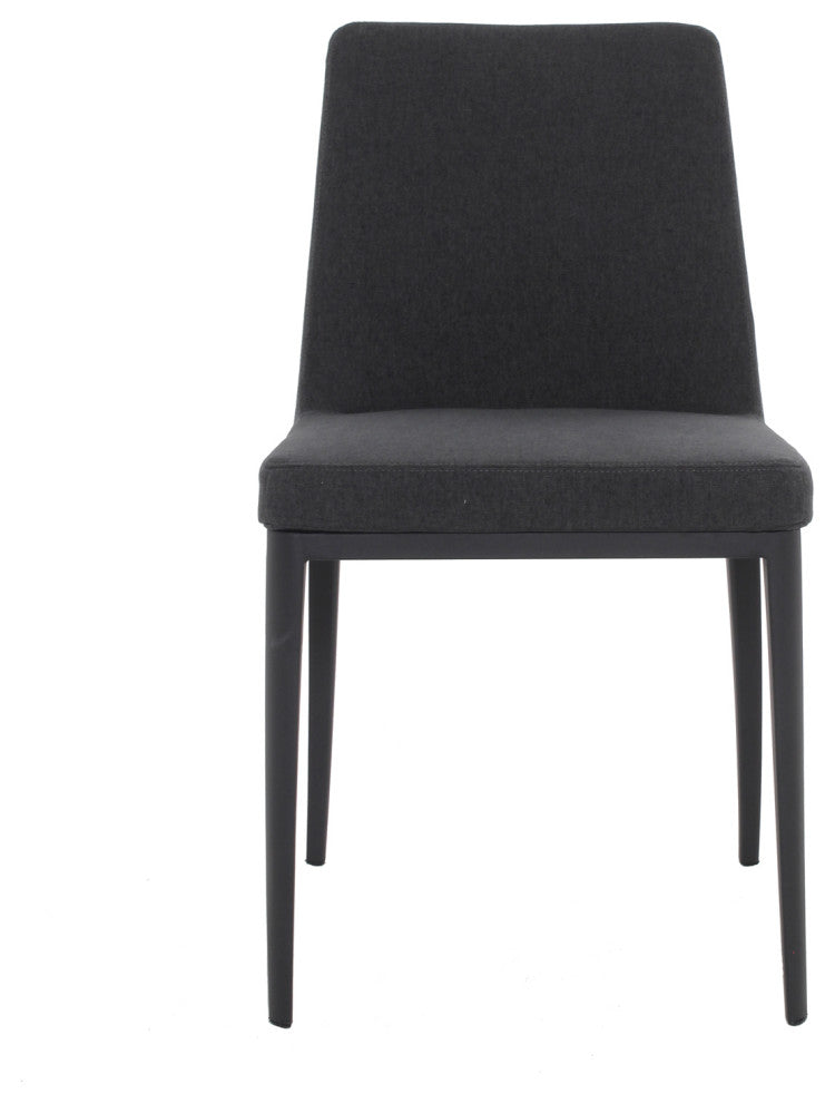 Elite Living Avenue Modern Upholstered Dining Chair/Side Chair, Dark Gray