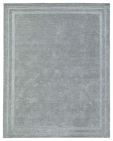 Obeetee Jaipur Loop Border Hand Tufted Rug, Gray, 6'x9'