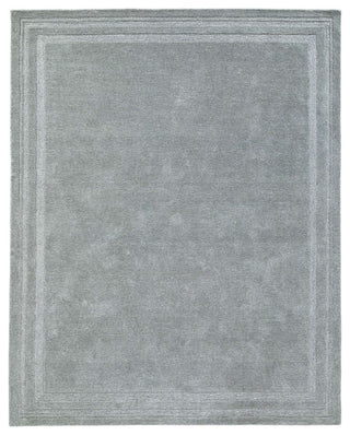 Obeetee Jaipur Loop Border Hand Tufted Rug, Gray, 6'x9'