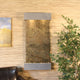 Whispering Creek Water Feature by Adagio, Natural Green Slate, Silver Metallic