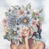 "Just Smile" Painting Print on Wrapped Canvas, 24x24