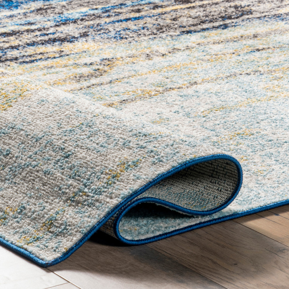 Nuloom Katharina Contemporary Area Rug, Blue 5'
