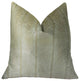 Lavish Mink Ivory Off White Handmade Luxury Pillow, 20"x20"