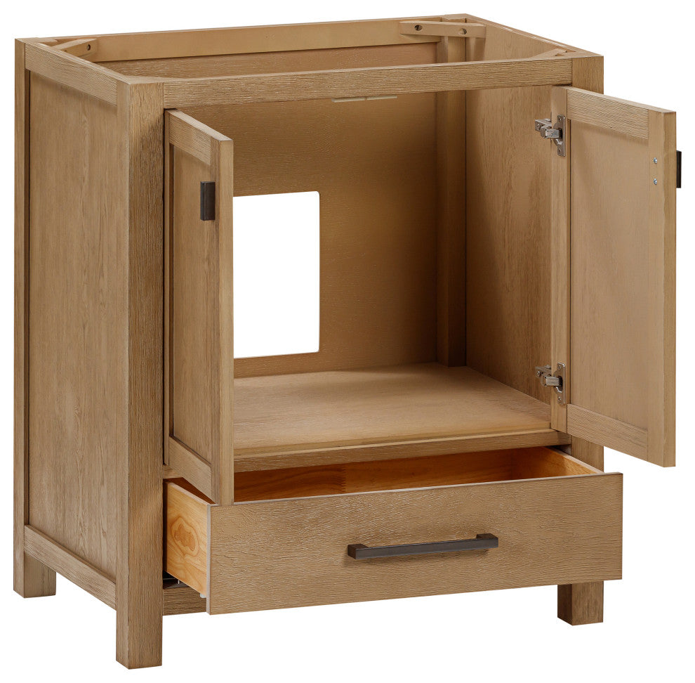 Avanity Modero 30" Vanity Only, Brushed Oak