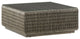 Seawatch Woven Cocktail Table Tempered Glass Top