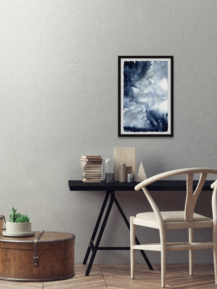 "Fragile Earth" Framed Painting Print, 12x18