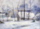 Paul Gauguin Winter Landscape Effect of Snow Wall Decal