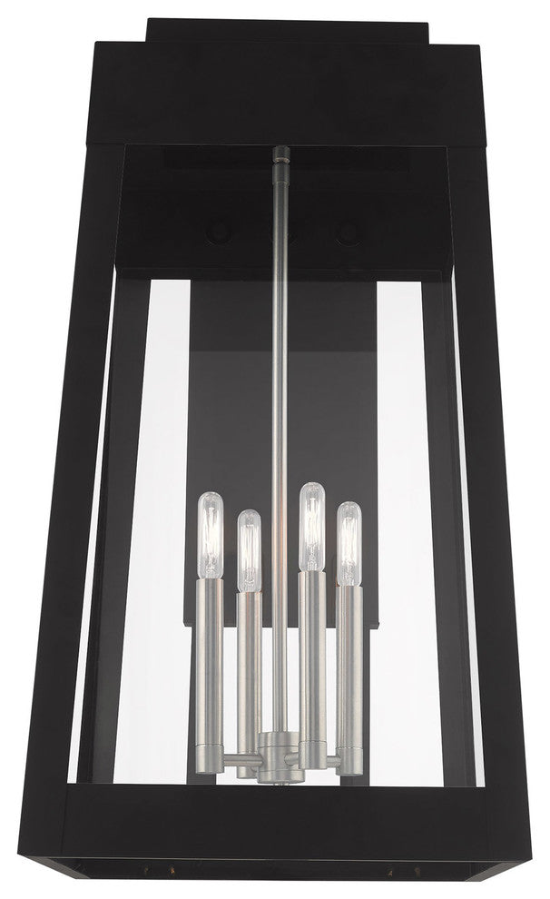 Livex Lighting Black 4-Light Outdoor Wall Lantern