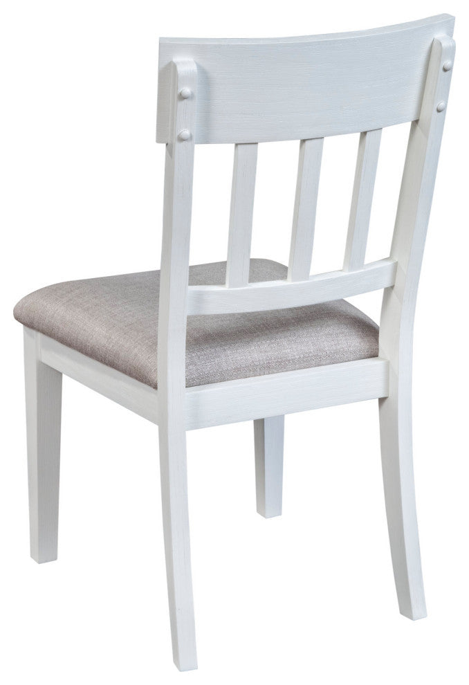 Donham Set of 2 Side Chairs, White