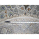 Light Gray Oushak Denser Weave Wool Round Hand Knotted Oriental Rug  5'x5'