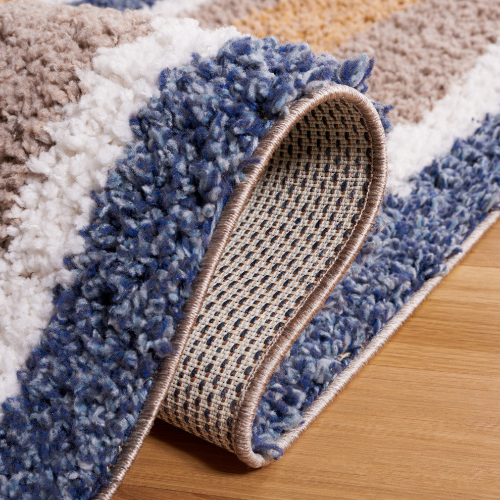 Safavieh Himalaya Collection CLC104E Rug, Taupe/Ivory, 5'3" X 7'6"