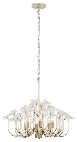 Wildflower 6-Lt Chandelier - Gold Dust/Artifact