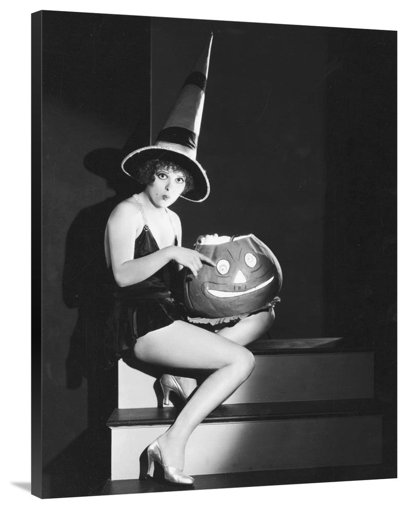 "Halloween - Clara Bow" Canvas by Hollywood Photo Archive, 31x40"