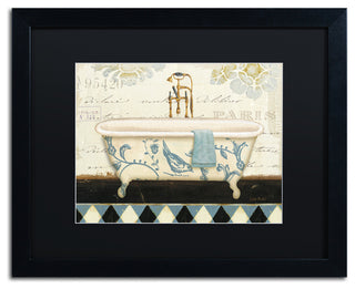 'Marche de Fleurs Bath II' Matted Framed Canvas Art by Lisa Audit