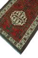 Fine Vintage Distressed Nawfal Rust/Ivory Runner, 3'3x10'8