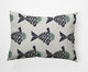 14x20" Fish Tales Nautical Decorative Indoor Pillow, Sage
