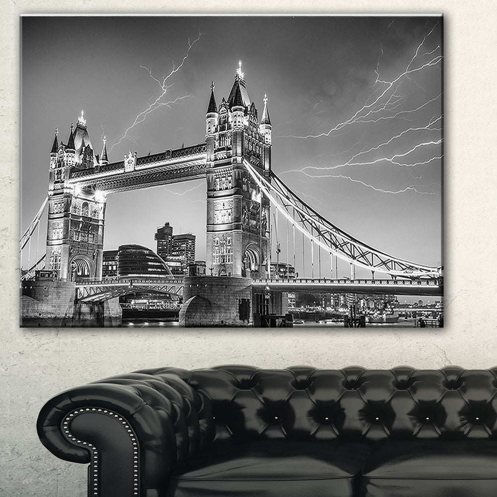 "Majesty of Tower Bridge London" Canvas Print